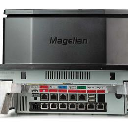 Magellan 9600i, Backside with Ports