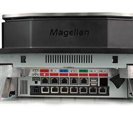 Magellan 9900i, Back Side with Ports