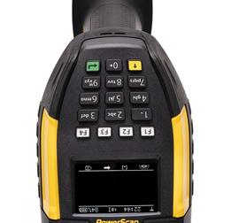 PowerScan 9600 AR, Front Facing, Face Down with Display and Keys