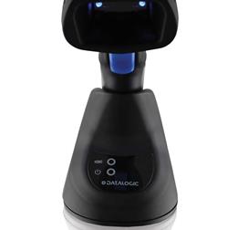 QuickScan QBT2500 and QM2500, Black, Front Facing, in Stand