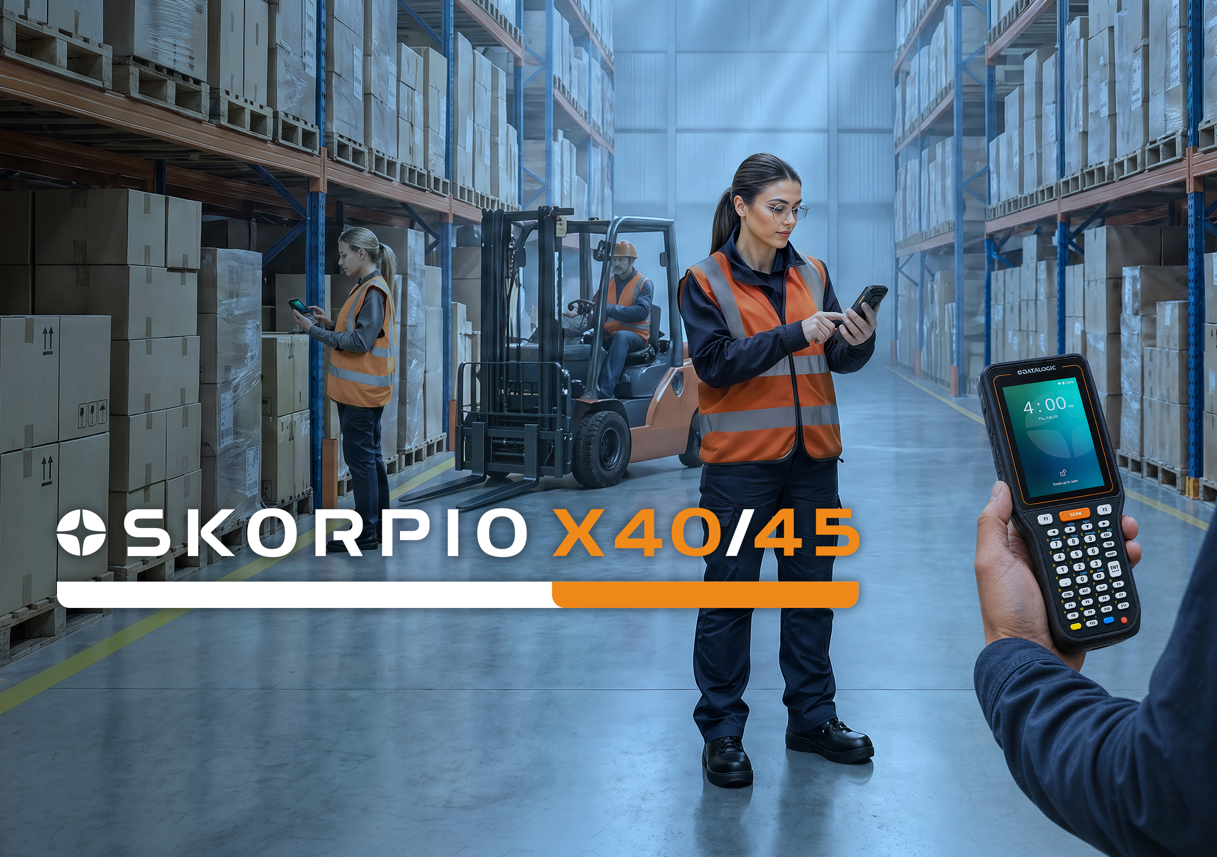 Skorpio X40/45: DIE NÄCHSTE GENERATION TASTATURBASIERTER MOBILER COMPUTER FÜR DEN TÄGLICHEN EINSATZ